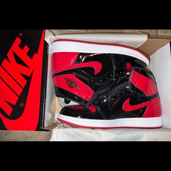 Jordan 1 Patent Red - Picture 1 of 2